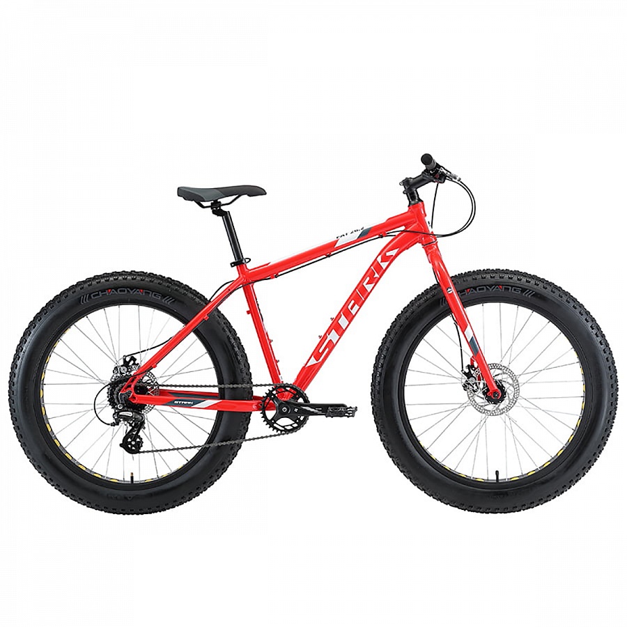 Велосипед Stark'20 Fat 26.2 D красный/белый/серый