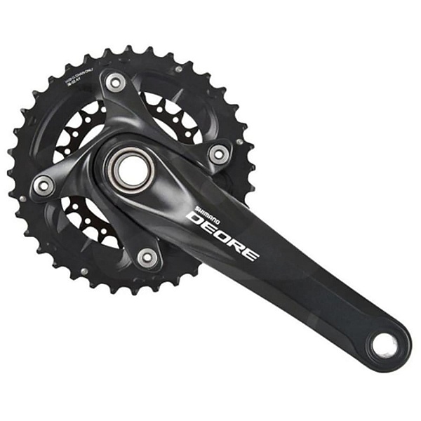 Шатун Shimano Deore М617 170 мм черный б/каретки EFCM617CX84L               