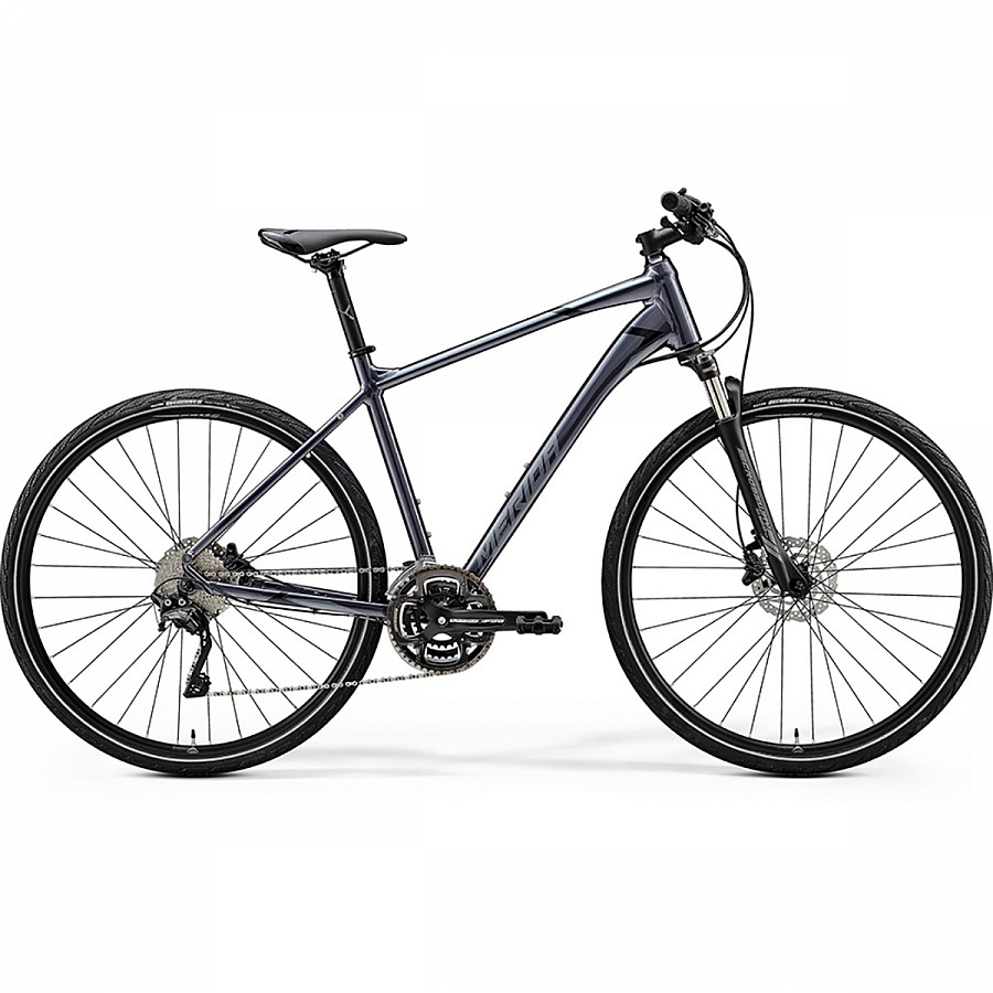 Велосипед Merida Crossway 500 GlossyAnthracite/Black/Silver 2020