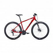 Велосипед 29" Forward Apache 29 2.0 disc AL Красный/Серебро 20-21 г