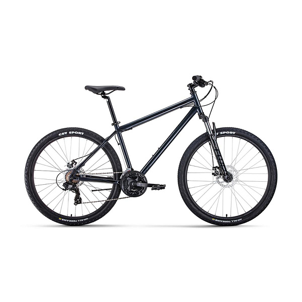 Велосипед 27,5" Forward Sporting 27,5 2.2 disc Темно-серый/Черный 20-21 г