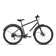 Велосипед 27,5" Forward SPIKE D Серый/Серебристый 2023г