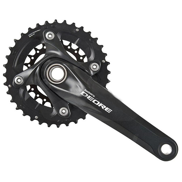 Шатун Shimano Deore М617 175 мм черный EFCM617EX84L