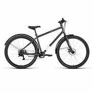 Велосипед 29" Forward SPIKE D AL Серый/Серебристый 2023г