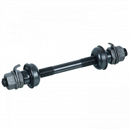 Ось передняя O.L.D. с подш-ками для втулок SF A03F 28H; 100MM; AXLE S45C 3/8"; на болтах Х99025