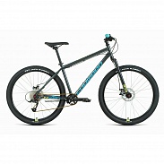 Велосипед 27,5" Forward Sporting 27,5 X D Темно-серый/Зеленый 2022 г