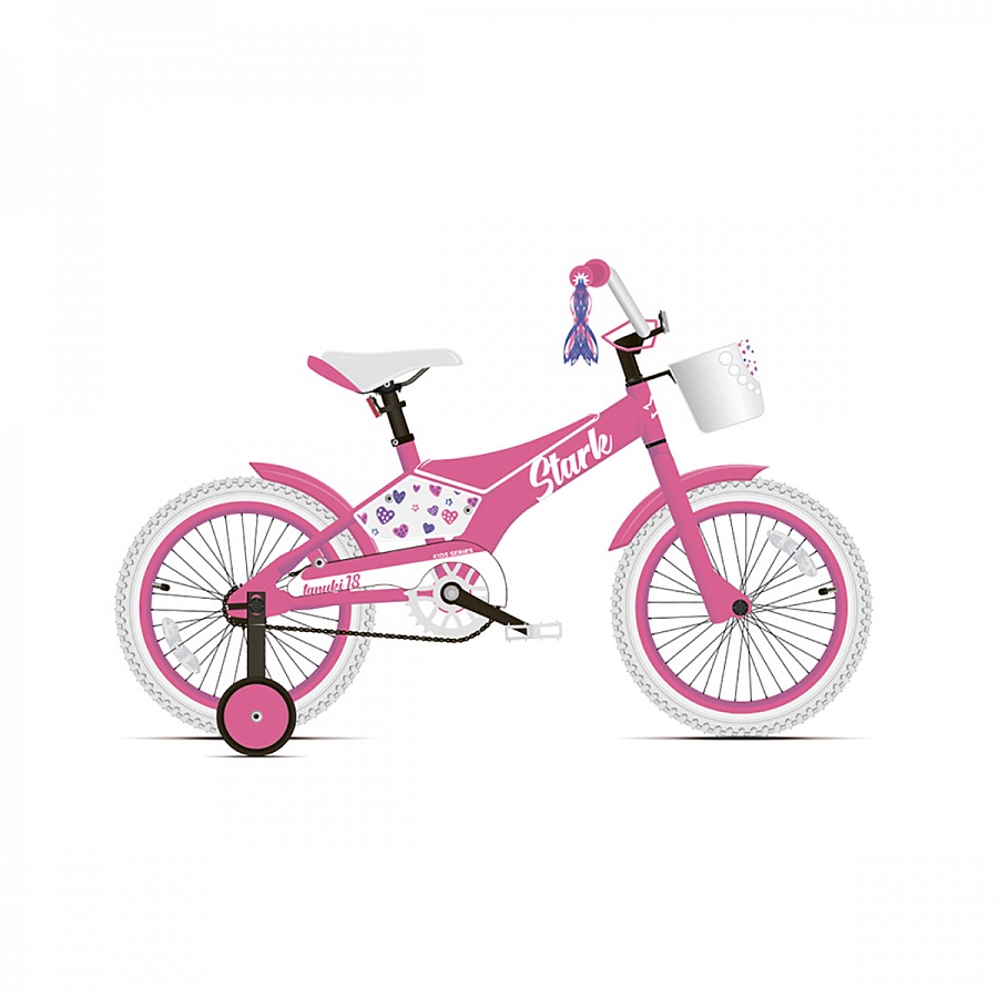 Велосипед Stark'20 Tanuki 18 Girl розовый/белый H000015186